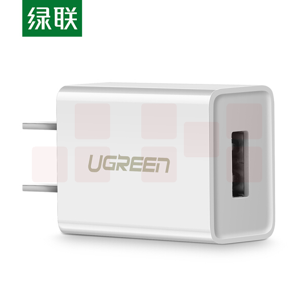 绿联 60714充电器5V/2.1A快充插头  手机电源适配器