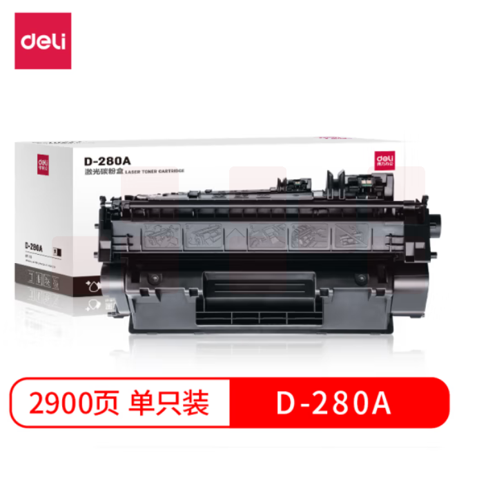 得力 D-280A 硒鼓（适用惠普 Laserjet 400M401n/d/dn dw 400M425dn/dw）