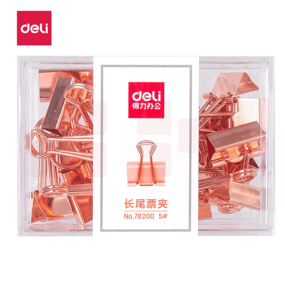 得力（deli）票夹长尾夹工字钉夹子回形针资料夹  票夹【18mm】78200