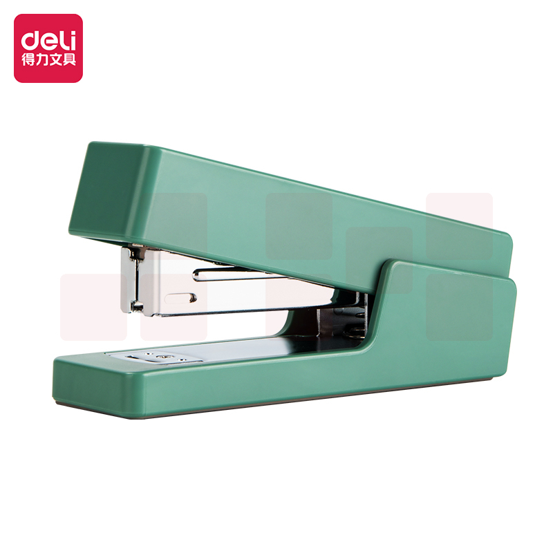 得力NS084纽赛订书机(绿)(1台订书机/盒)
