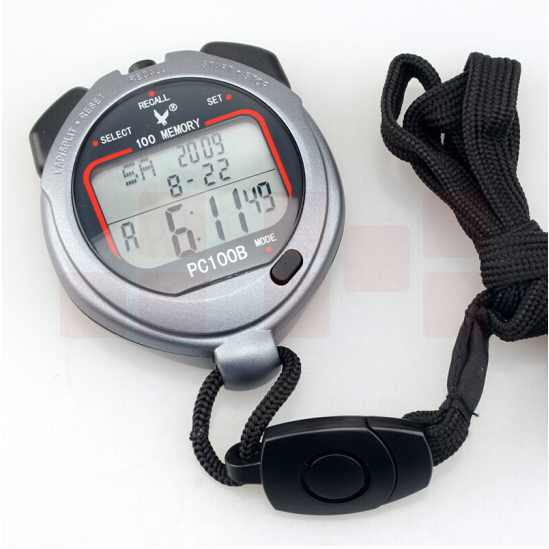 天福 PC100B 秒表计时器 三排100道  跑步多人体育运动田径比赛防水游泳训练浆频裁判记忆秒表