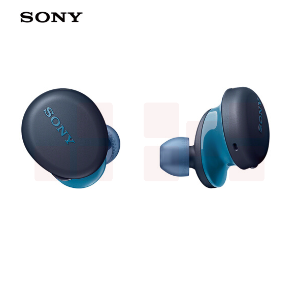 索尼 WF-XB700 重低音真无线耳机 IPX4防水防汗 智能操控 蓝色/