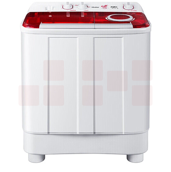 海尔半自动洗衣机双缸双桶9公斤KG大容量家用双净力老式波轮双电机强力去污 XPB90-1127HS