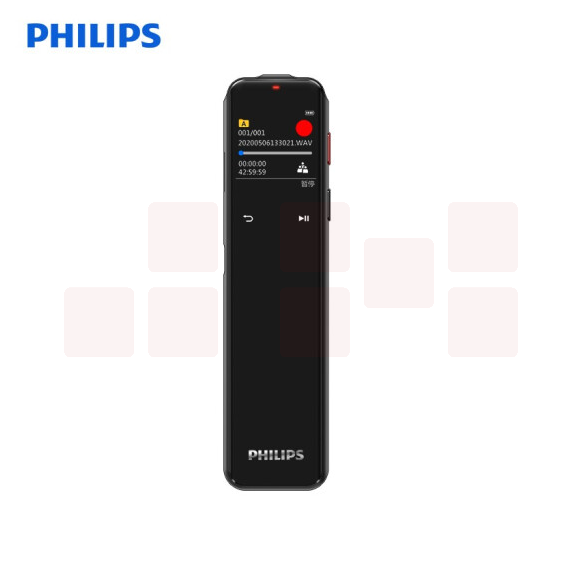 飞利浦（PHILIPS）VTR5201 16G 采访会议课堂 高品质麦克风 终身免费转文本/翻译 锖色