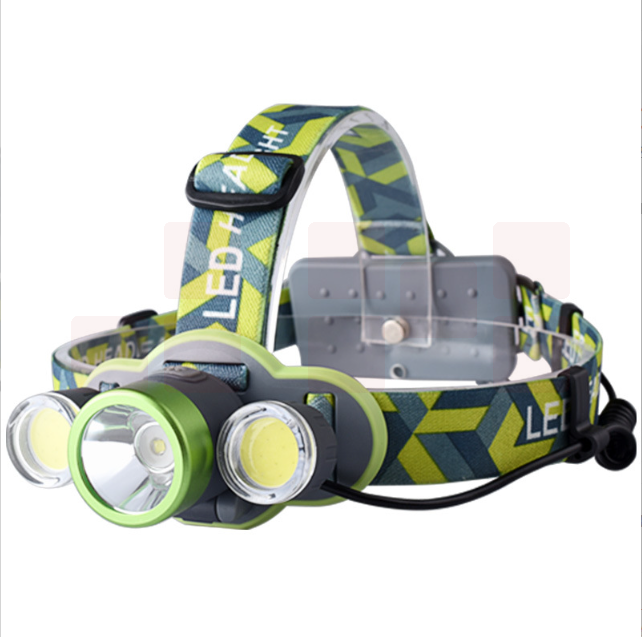 微笑鲨K537大功率可充电远射强光头灯 头戴式手电筒