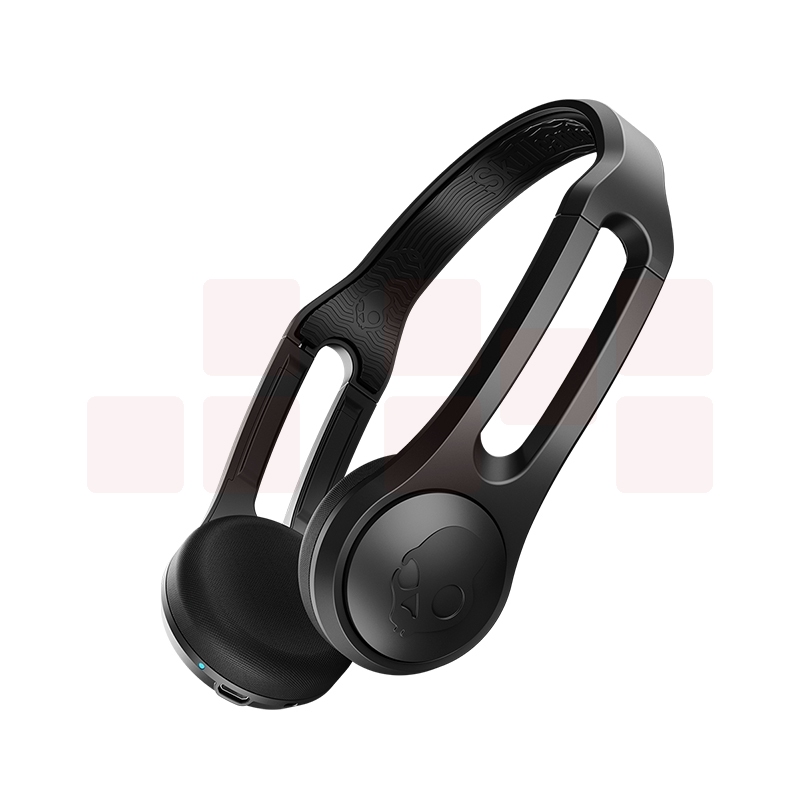 骷髅头 ICON 蓝牙头戴式耳机 黑色