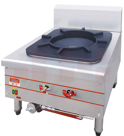 御丰 鼓风单眼低汤灶  带熄火保护 电子打火 600*700  货号：WY