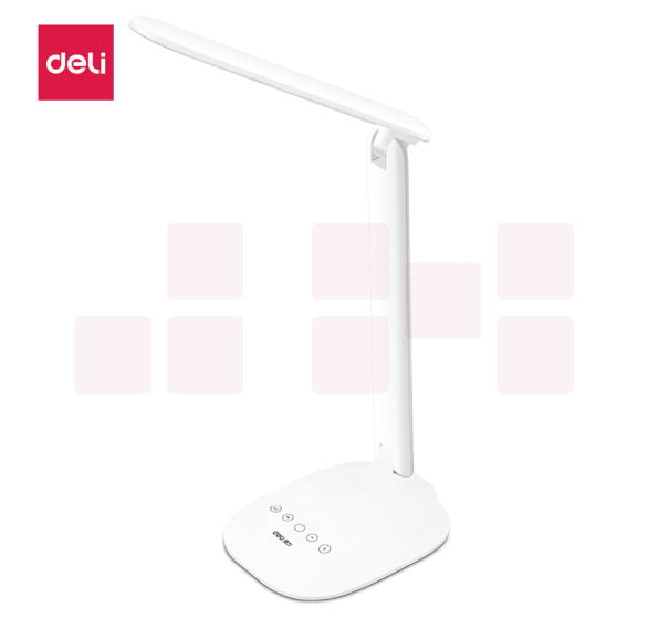 得力(deli) 4324 LED可充办公台灯  白色