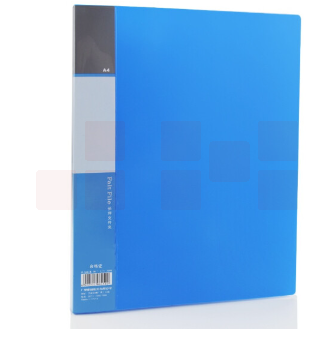 广博 WJ6754 粘扣档案盒 A4 (单位:只) 蓝色