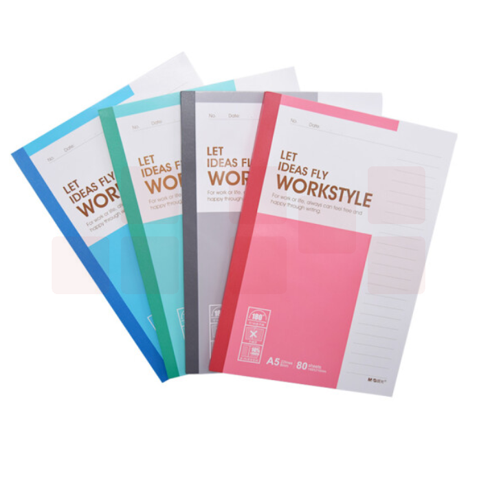 晨光 A5无线装订本80页笔记本 APYJU411