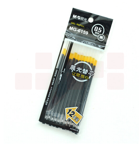 晨光 0.5中性替芯MG6159 AGR68004 黑色24支(默认黑色其他颜色备注)