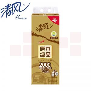 清风 B20AGJ 金装 原木小卷纸 200克*4层 10卷