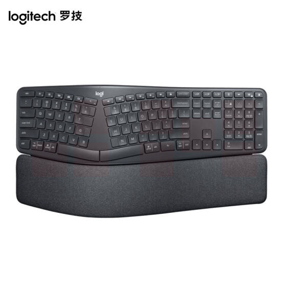 罗技（Logitech）ERGO K860 无线蓝牙键盘 人体工学分体式键盘 电脑笔记本商务办公键盘 K860