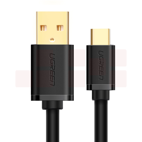 绿联 USB3.0转Type-C数据线 3A 1米 黑色  货号：WY