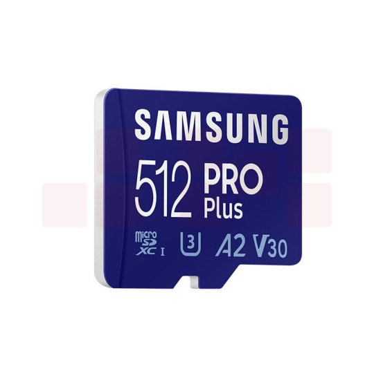 三星 512GB TF（MicroSD）存储卡PRO Plus U3 V30读160MB/s写120MB/s