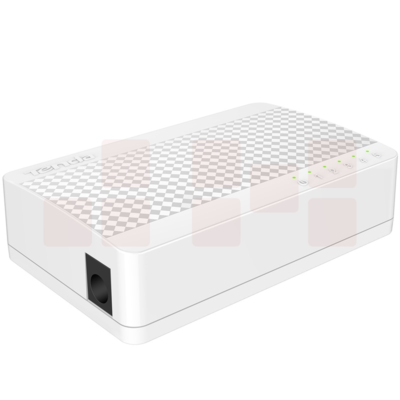 腾达（Tenda）S105 5口百兆交换机 4口家用宿舍交换器 监控网络网线分线器 分流器 兼容摄像头