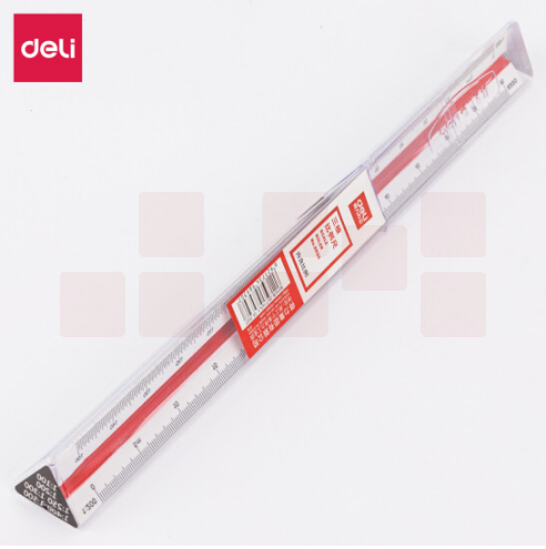 得力 8930 三棱比例尺 30cm （单位：只） 白