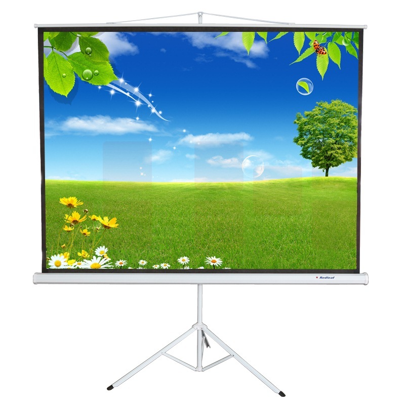 红叶（REDLEAF） 120寸 120寸 4：3 支架 投影幕布2.4*1.8
