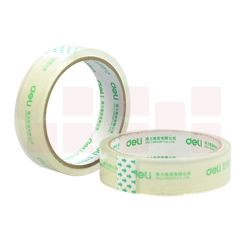 得力 30130 24mm*30y 高透明度封箱胶带 12卷/筒（单位：筒）
