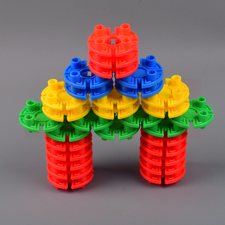 塑料积木/拼装套装小孩儿童玩具早教玩具拼插 （5067数字图片）