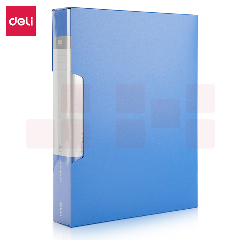 得力5006ES_80页资料册235*310*50mm(蓝)