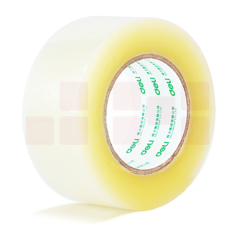 得力30285封箱胶带55mm*200y*45um(6卷/筒)(普透)