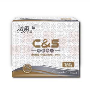洁柔张擦手纸 JC002-02 1层*250张 三折 16包/箱