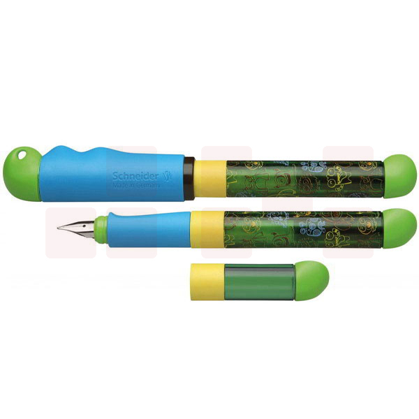 施耐德 162873 成长钢笔套装绿+蓝 F咀 绿色 按套销售