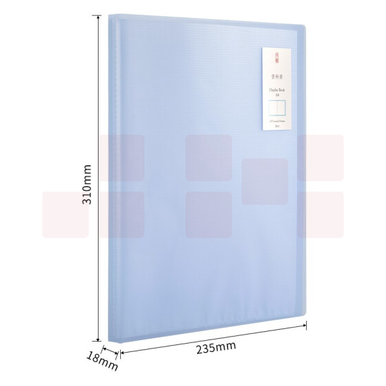 得力5163-30页资料册310*235*18mm(混)(本)