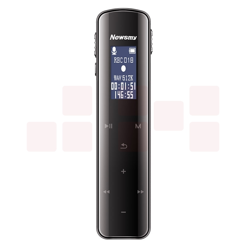 纽曼（Newsmy）录音笔 V29 32G 大电量长待机 触控键 专业高清远距降噪声控 FM收音机 学习培训会议留证 黑色