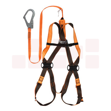 代尔塔 506101 一体型防坠套装 ENKIT01 橙色