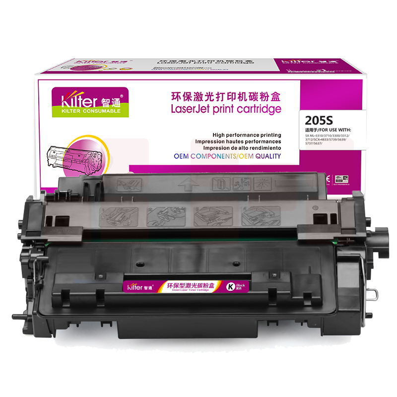 智通ZT SX-205S黑鼓(带芯片)   适用Samsung ML-3310D 3310ND 3710D 3710ND 4833HD 5637HR