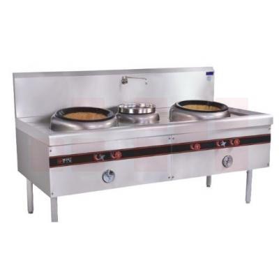 御丰 粤式塘砖双炒单温炒灶 带熄火保护 电子打火 1800*1000 550W/220V 货号：WY