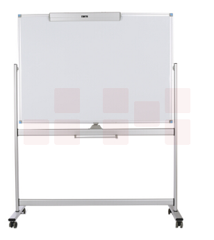 富尼（FUNI） 可移动 办公教学单双面 磁性铝合金支架式白板架 黑板 绿板双面白板 90*180（不含夹纸器）