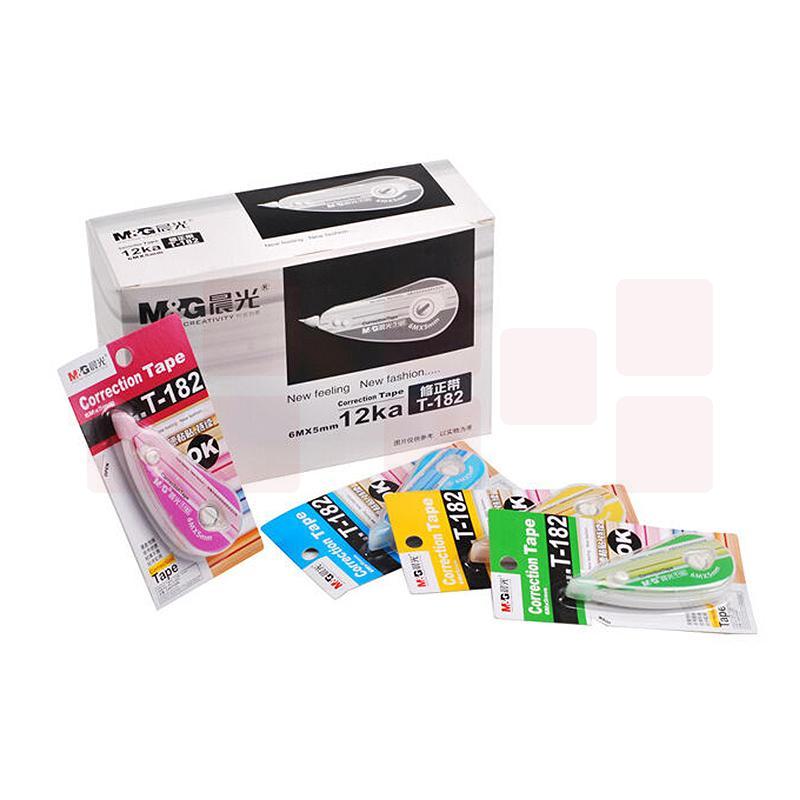 晨光 T182 修正带 6米 12只/盒 混色