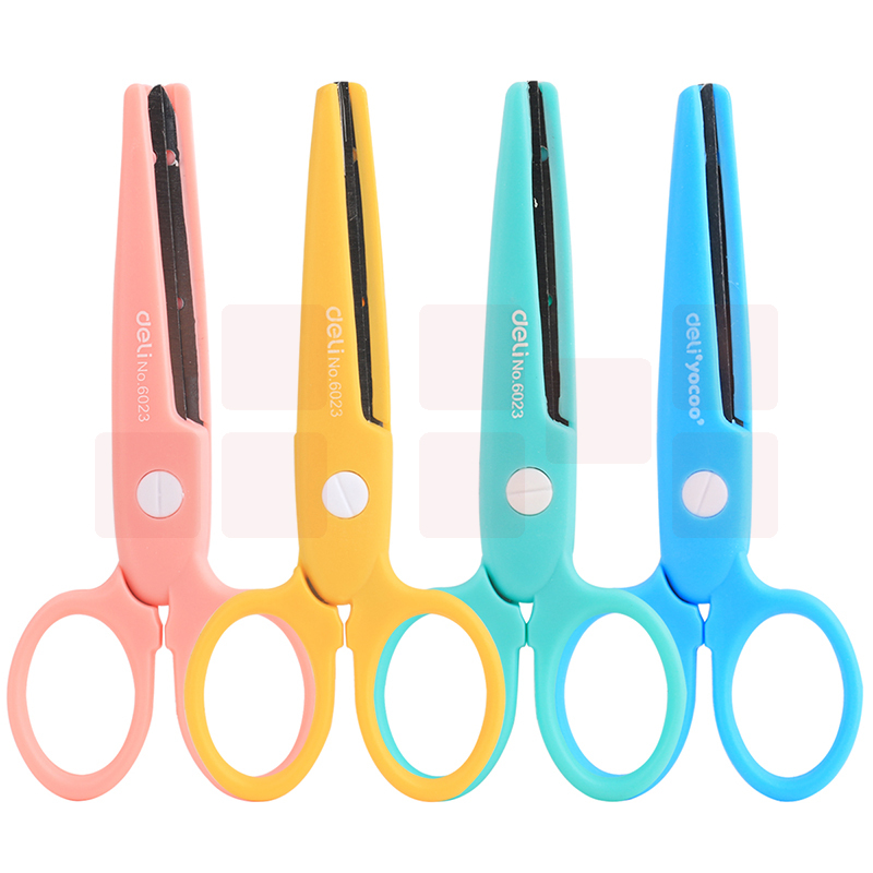 得力6023学生剪刀(混)(把)