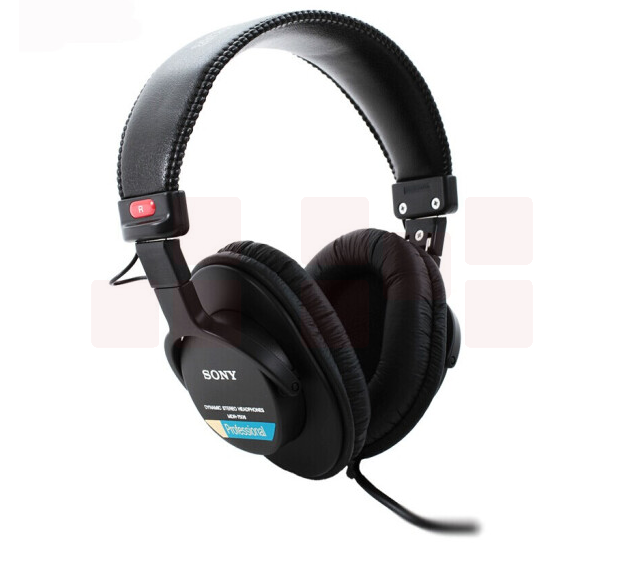 索尼 MDR-7506 监听耳机 HIFI头戴式 游戏 听歌 录音专业降噪有线耳机