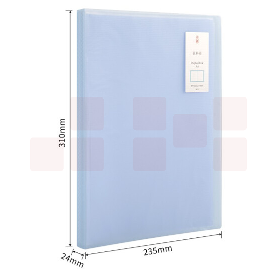 得力5164_40页资料册235*310*24mm(混)(本)