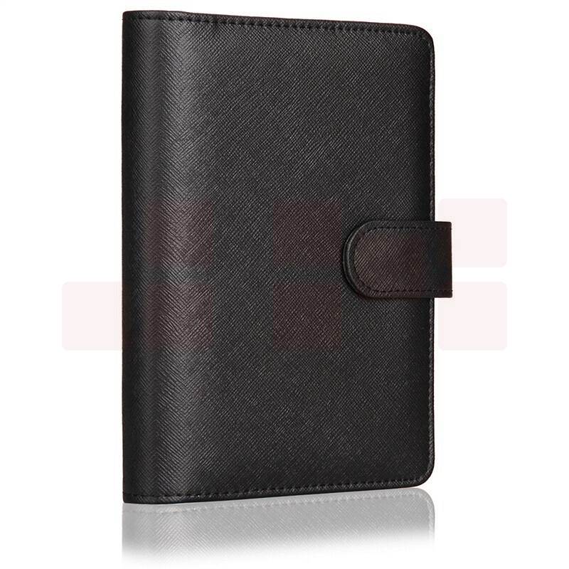 得力3152 活页本记事本 6孔/48k 皮面本100张