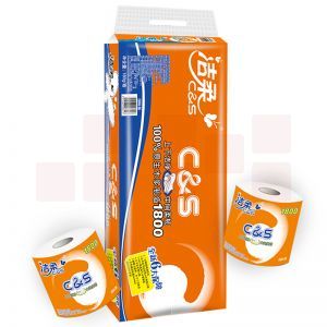 洁柔（C&S）卷纸 活力阳光橙 3层180g卷纸*10卷（上下洁净 中间柔韧）