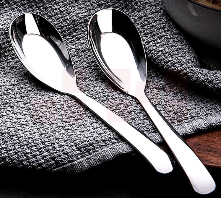 不锈钢平底家用勺子