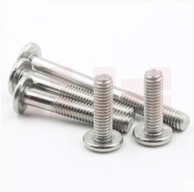 火豹（HUOBAO）半圆头螺丝 半扣 10*100  带螺母