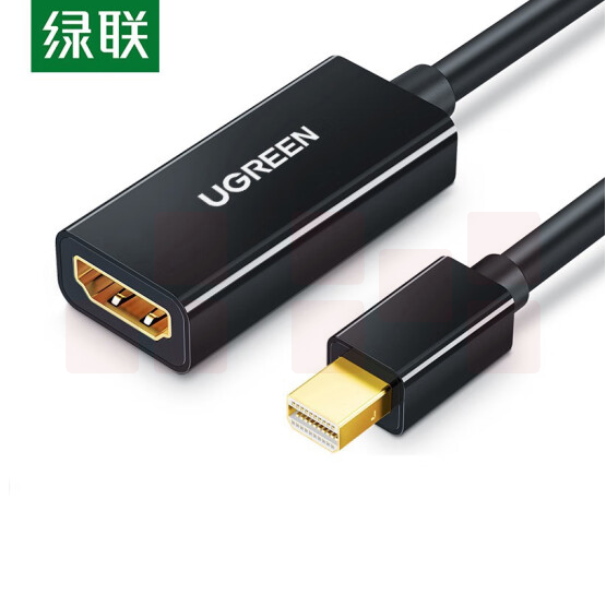 绿联mini dp转HDMI母转接线 0.2m