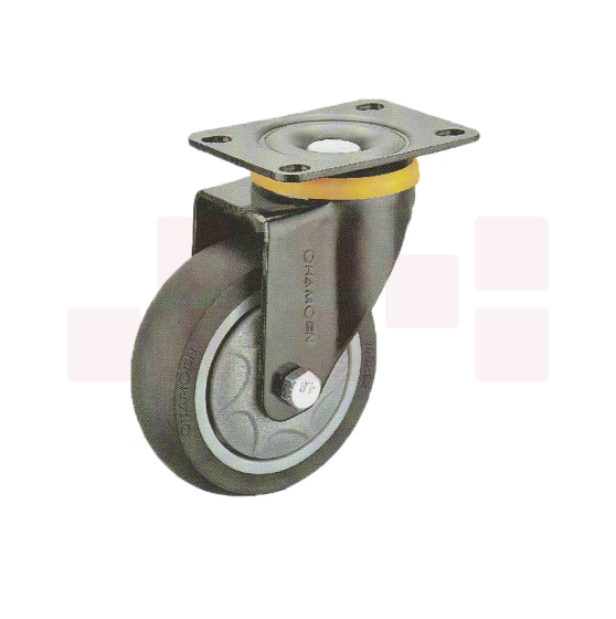 常成  4寸平底活动胶轮  静音轮  货号：HXE