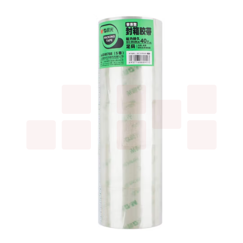 晨光 透明胶带 封箱胶带60mm*40y 5卷/筒 AJD95788