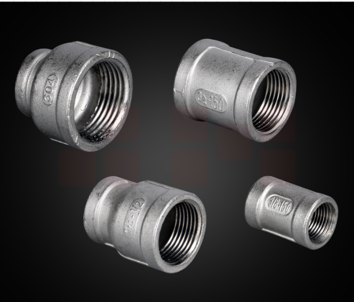 钢管内丝/管箍/管古/圆管/水管接头/内接变径管箍 4分变6分