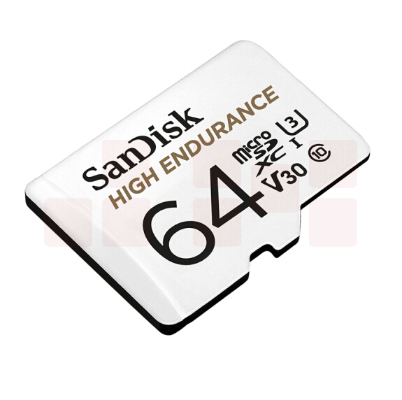 闪迪（SanDisk）64GB TF（MicroSD）SDSQQNR-064G-ZN6IA 存储卡 行车记录仪&安防监控专用内存卡