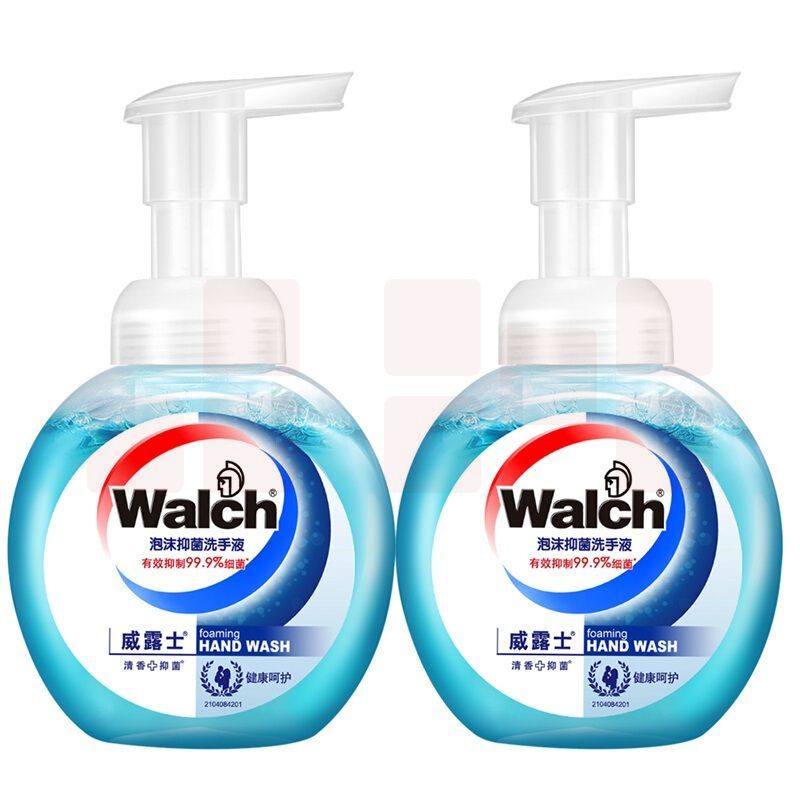 威露士洗手液 泡沫抑菌 225ml+225ml 两瓶装 健康呵护