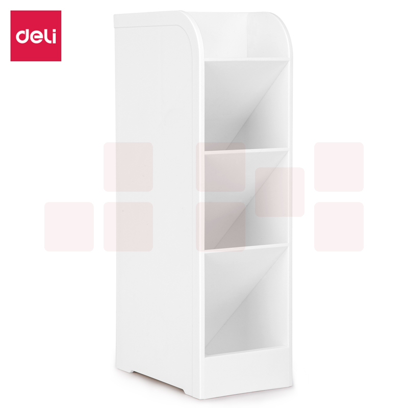 得力8933笔筒文具收纳盒(白色)205*59*92.5,mm