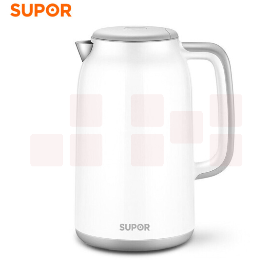 苏泊尔（SUPOR）SW-17D818 1.7L大容量电水壶 双层防烫烧水壶热水壶 一体无缝内胆电热水壶